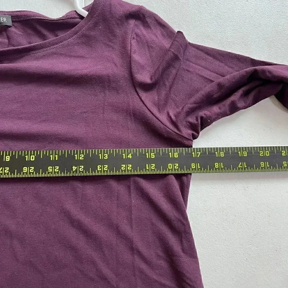Eileen Fisher Womens 3/4 Quarter Sleeve Blouse Tunic Size XXS Viscose Blend - Picture 7 of 8